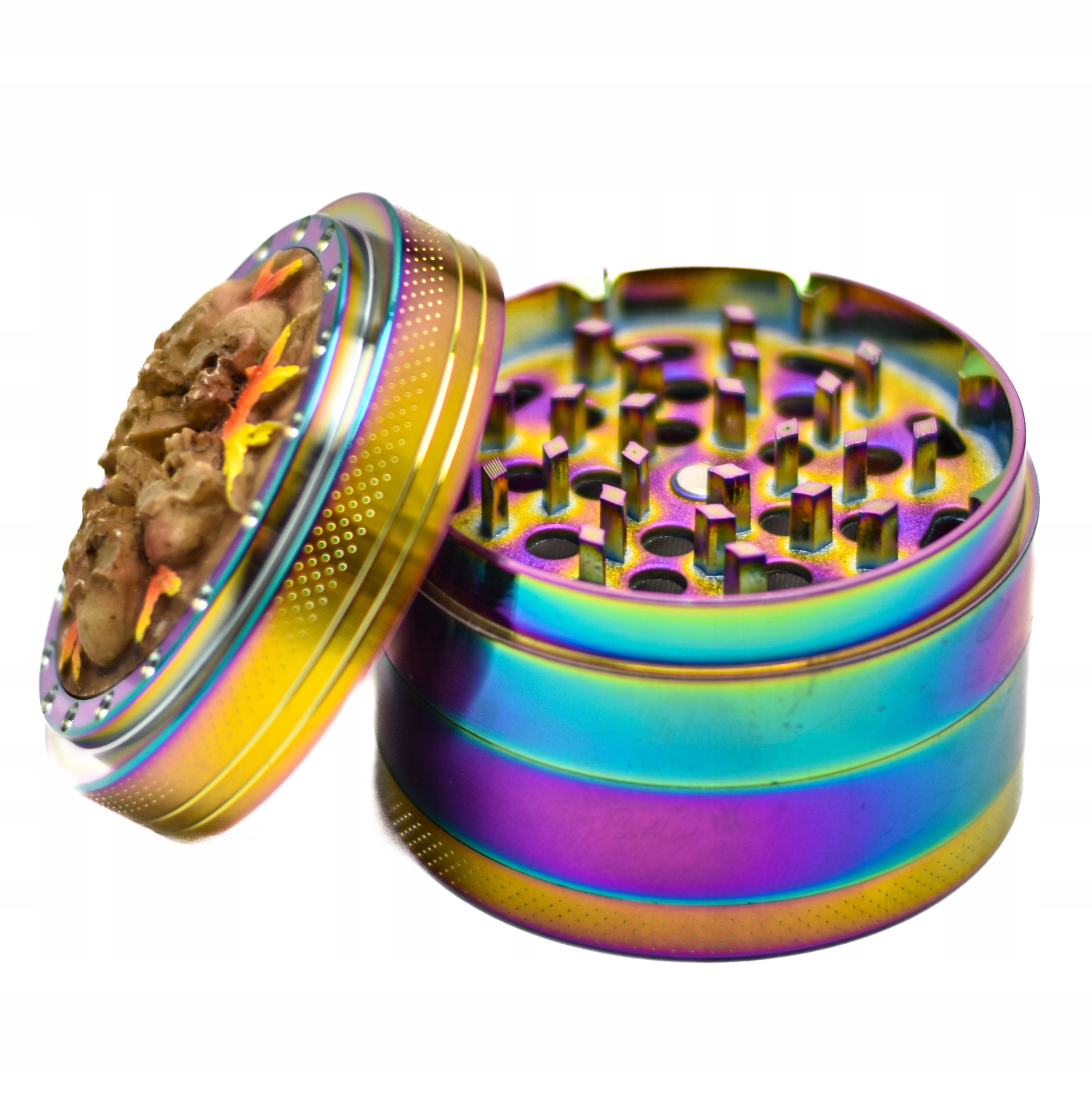 Mlýnek Grinder Cbd Thc Marihuana Lebka Chameleon