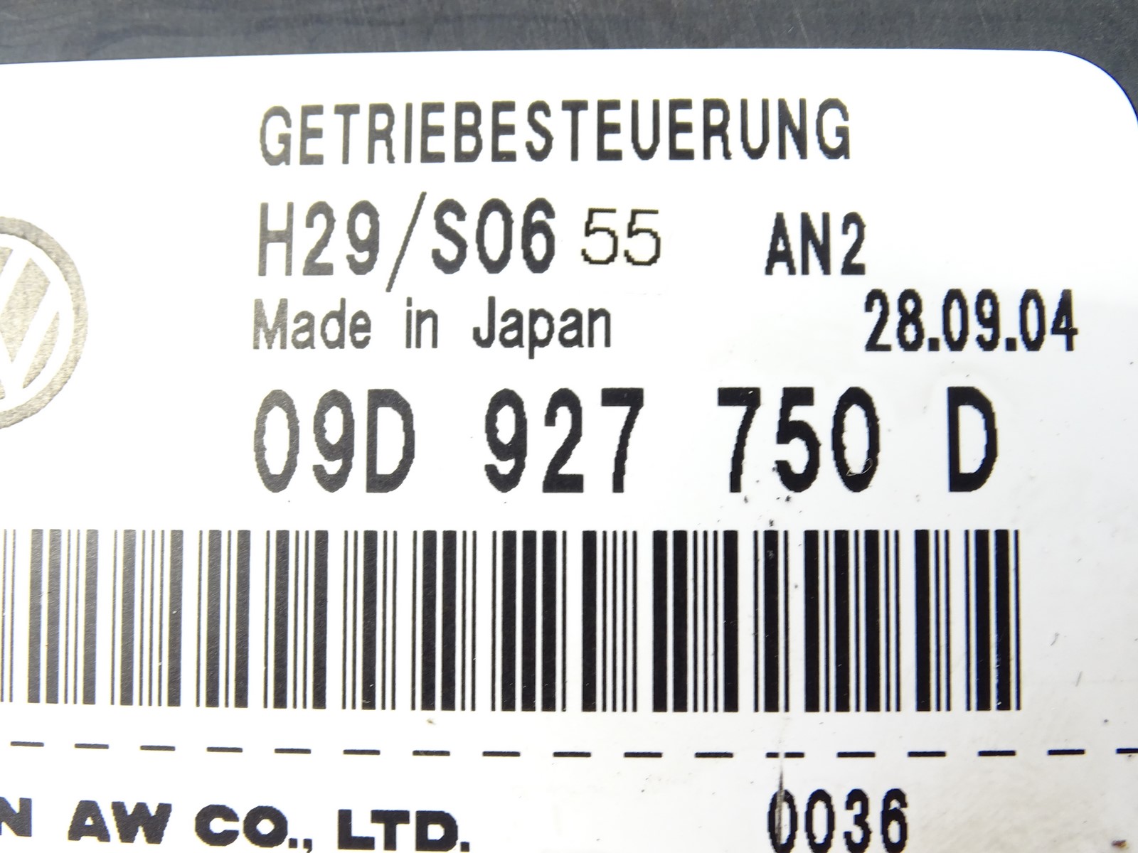 modulo Centralina cambio ingranaggi VW TOUAREG 7L 3.0 09D927750D