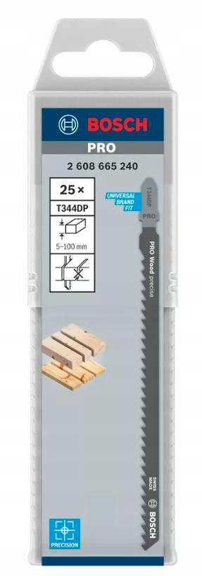 Bosch Pilový List T Pro Wood Precise T344DP 152 mm /25 Ks.
