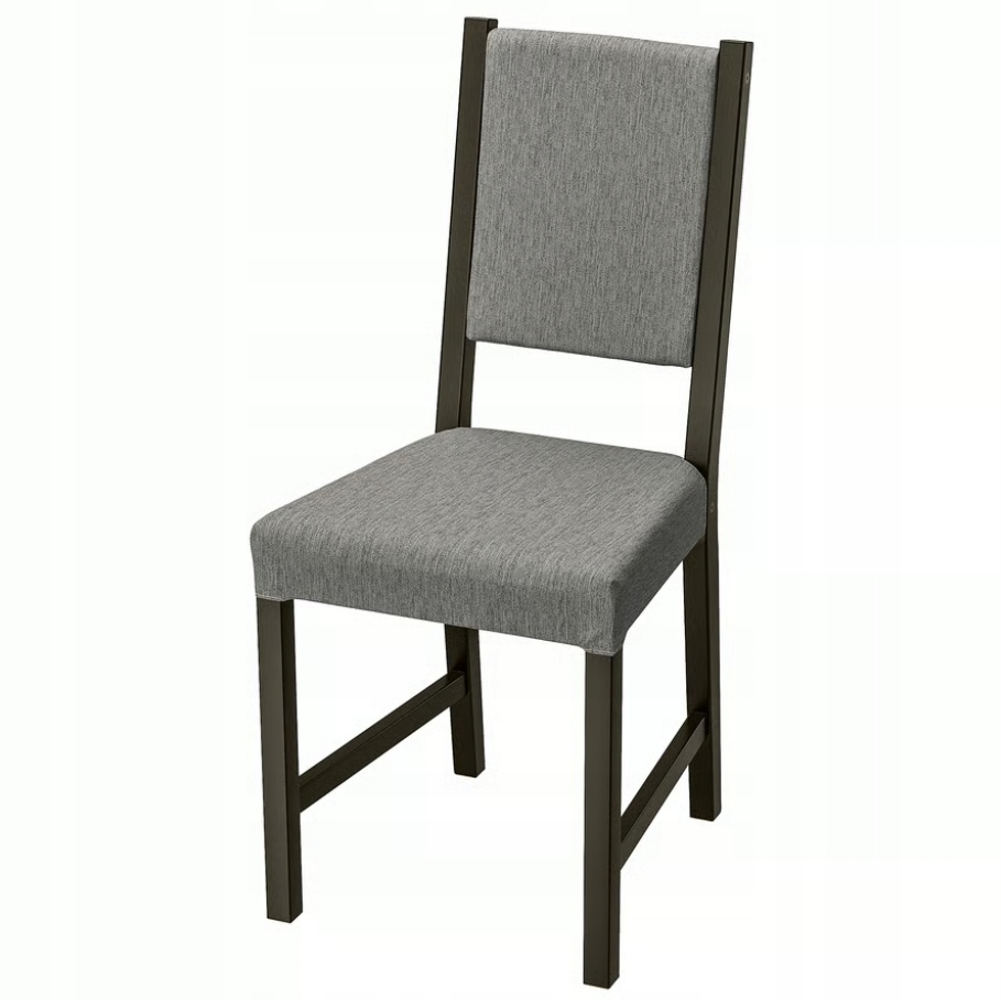 Ikea Stefan Křeslo, hnědočerná/Knisa šedá/béžová