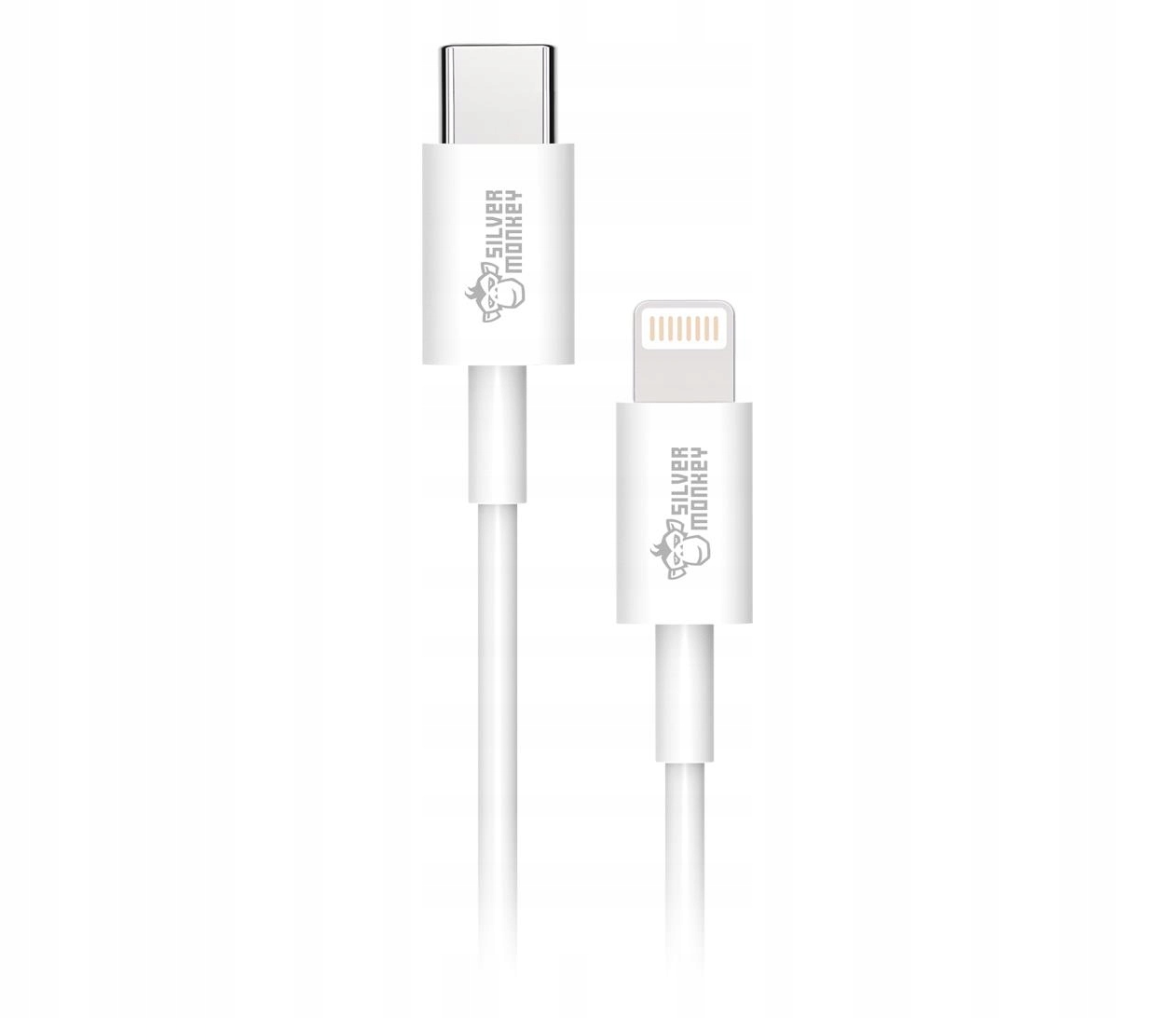 

Kabel Silver Monkey Usb-c - Lightning 2m Biały