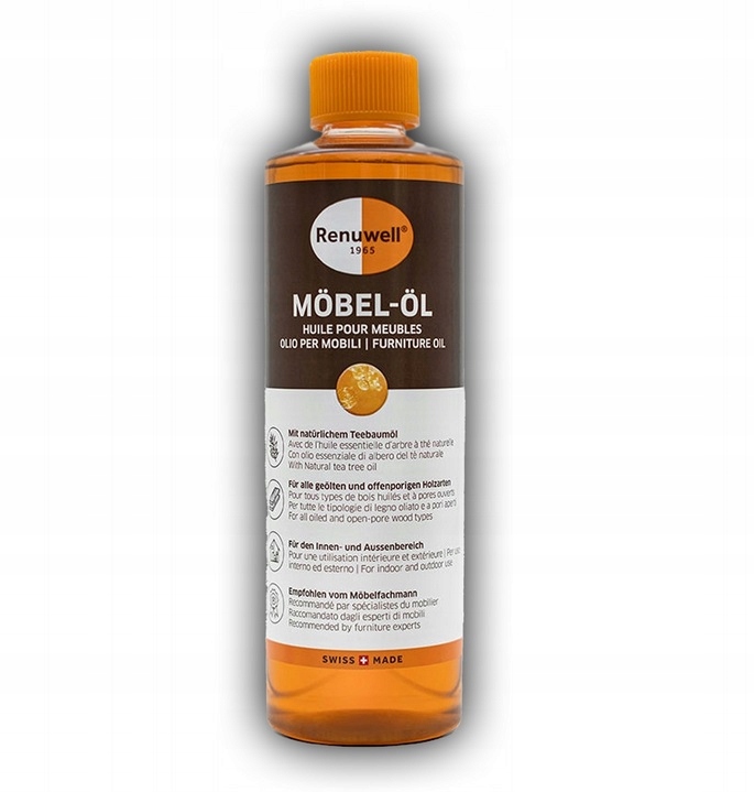 Levně Renuwell Olej na dřevěný nábytek, 0,5 l