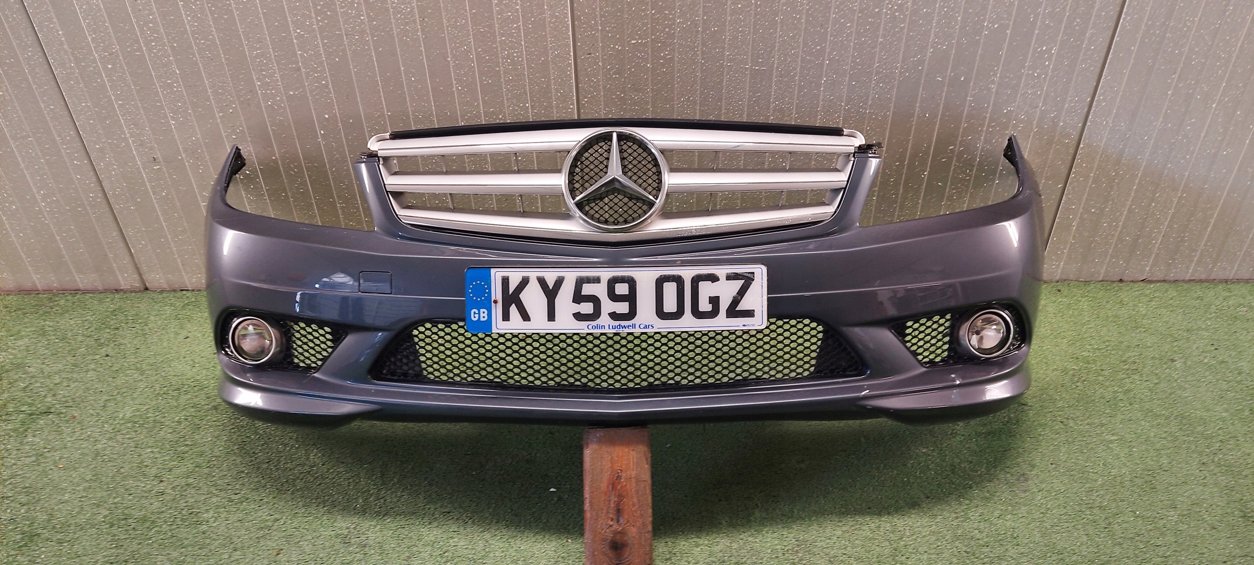 bumper front complete MERCEDES C-KLASA W204 AMG 07-11 LAK: 755