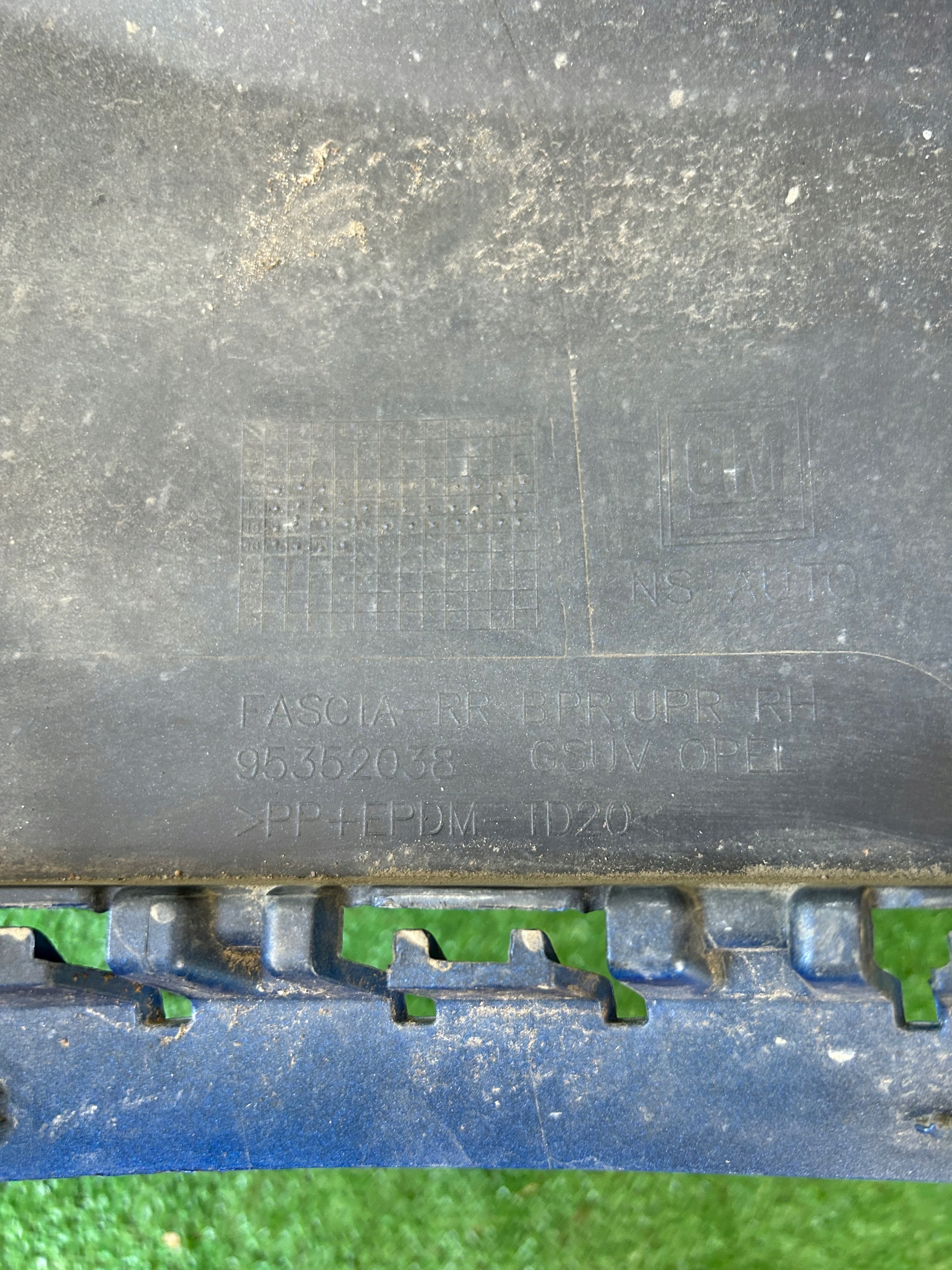 Opel Mokka A bumper rear part corner left