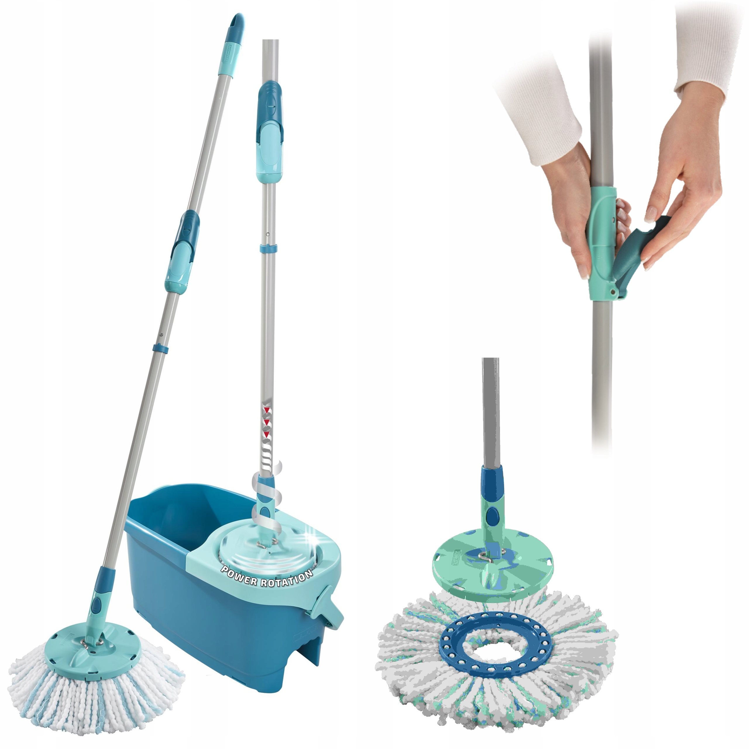 

Mop Obrotowy Rotacyjny Zestaw Leifheit Clean Twist