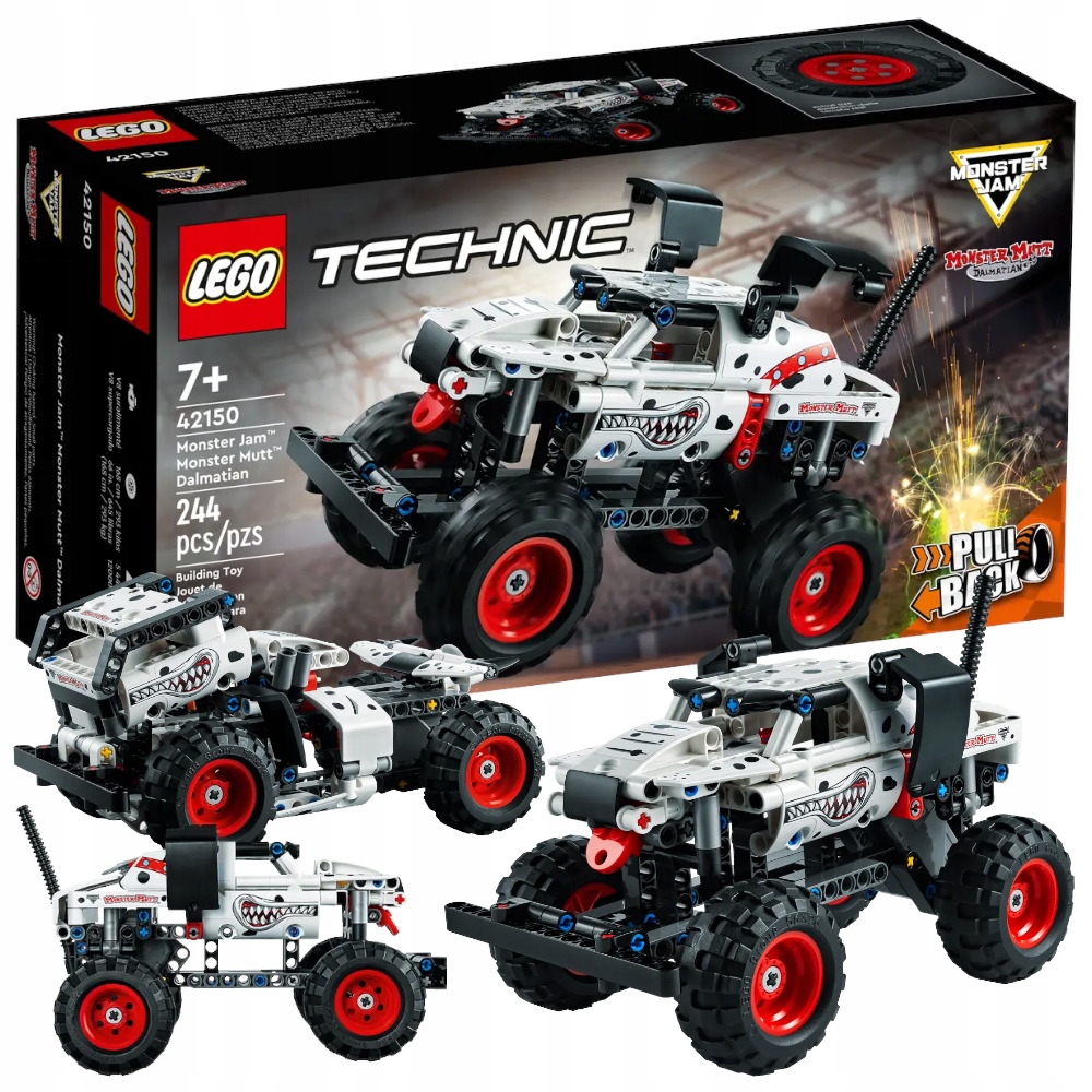 Lego Technic 42150 Monster Jam MuttDalmatian2v1 dárek pro dítě