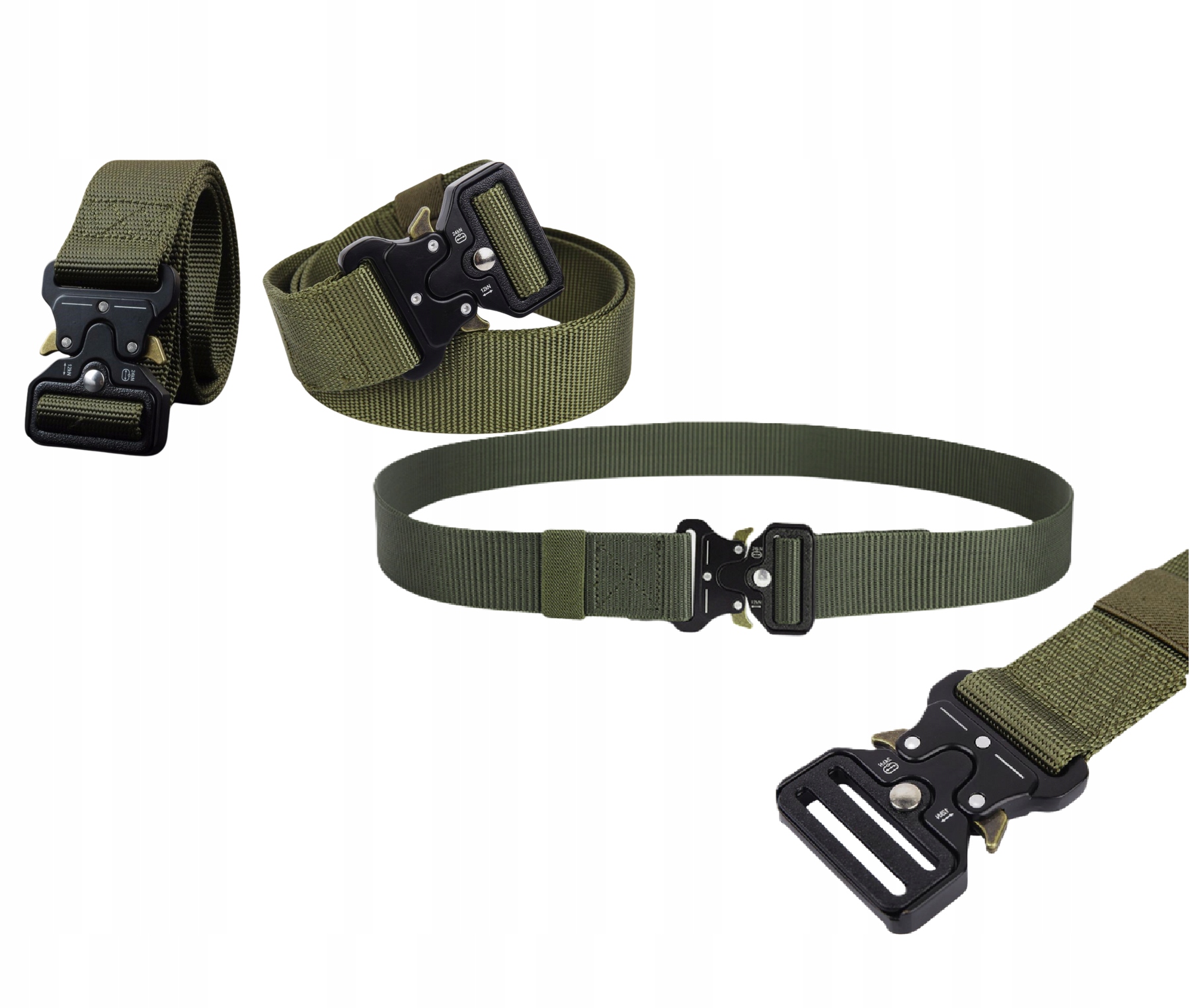 Taktyczny Pas Militarny Parciany Odporny Solidny Uniwersalny 120 X 3,8CM