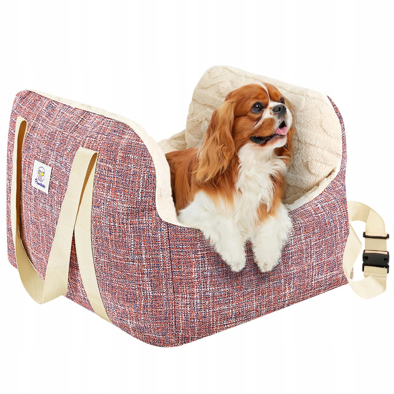 Levně Pawaboo Autosedačka pro psy Booster pro malé psy Cestovní 25lbs