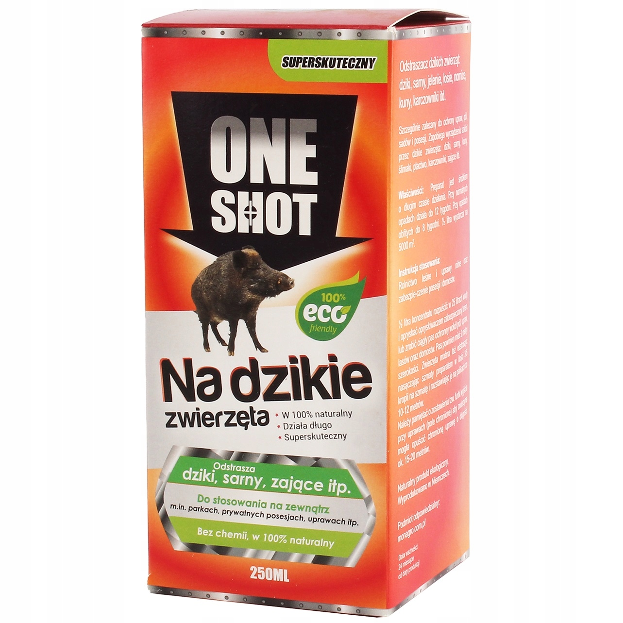 

One Shot odstraszacz na Dziki, Kuny, Sarny 250 ml