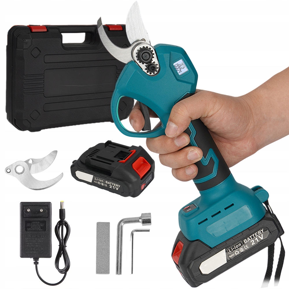Výkonný Zahradní nůžky Zahradní Elektrické Nůžky 120W 21V Sada XL