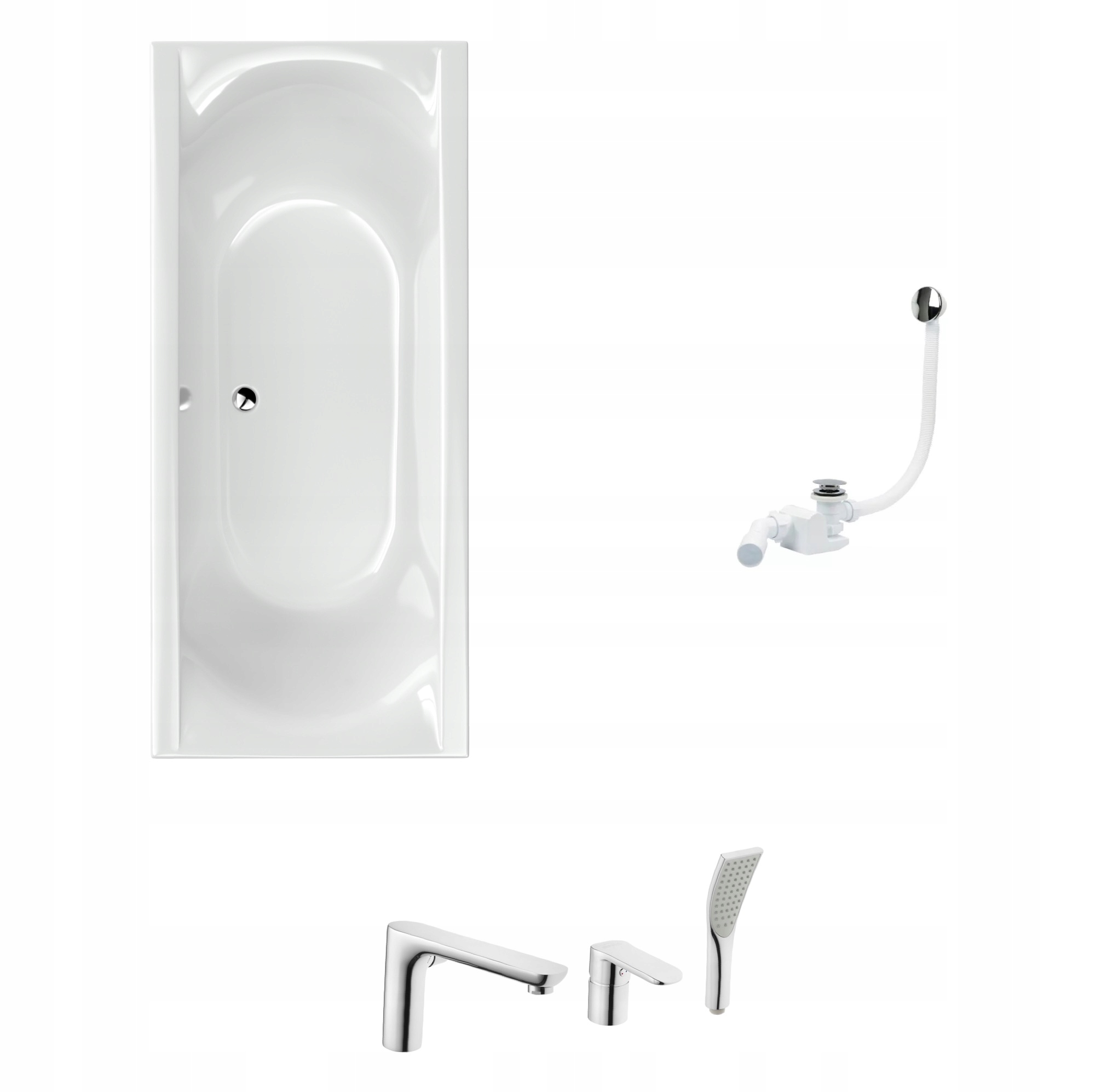 Vana Signo 180x80 s 3-otvorovou baterií