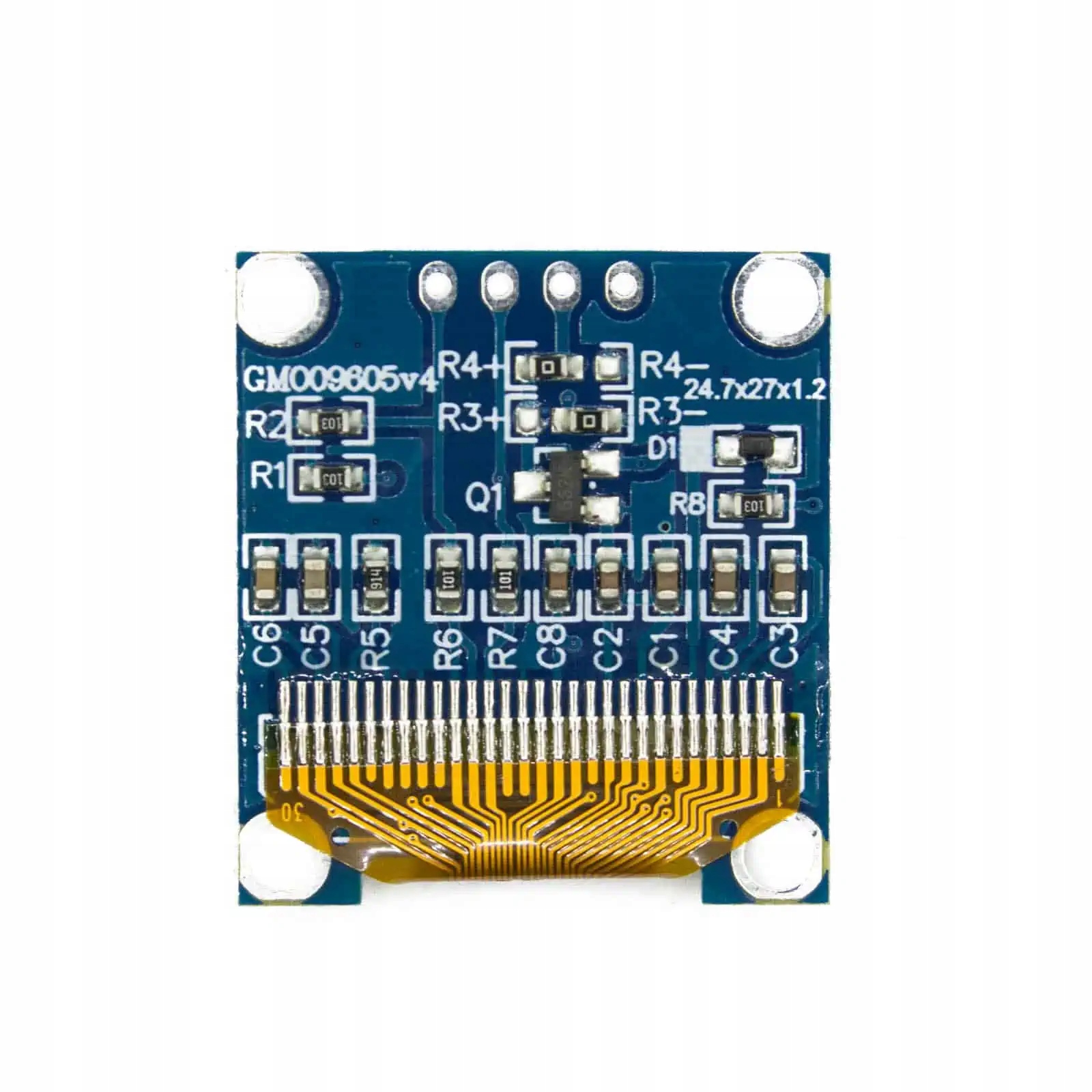 Wyświetlacz OLED 0,96" 128x64px I2C niebieski Stan opakowania oryginalne