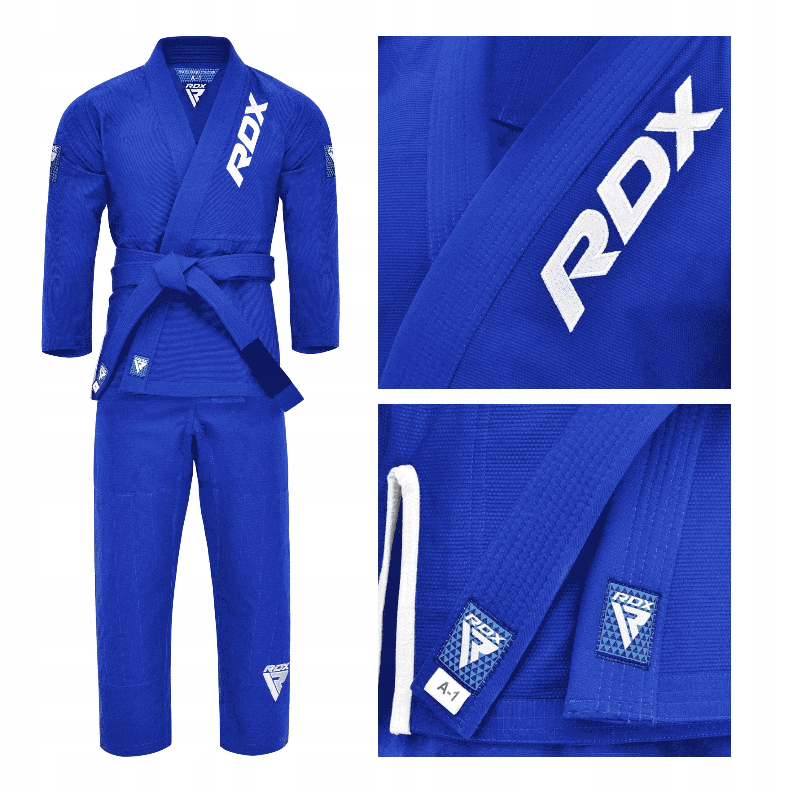 Kimono Do Bralského Jiu-jitsu Blue A3 100% Bavlna gi Bjj S Pásem