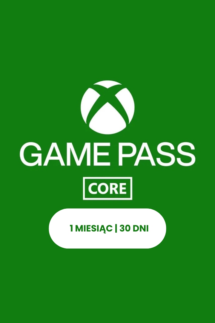 XBOX GAME PASS CORE ESSENTIALS 1 MIESIĄC 30 DNI - KLUCZ AUTOMAT 24/7