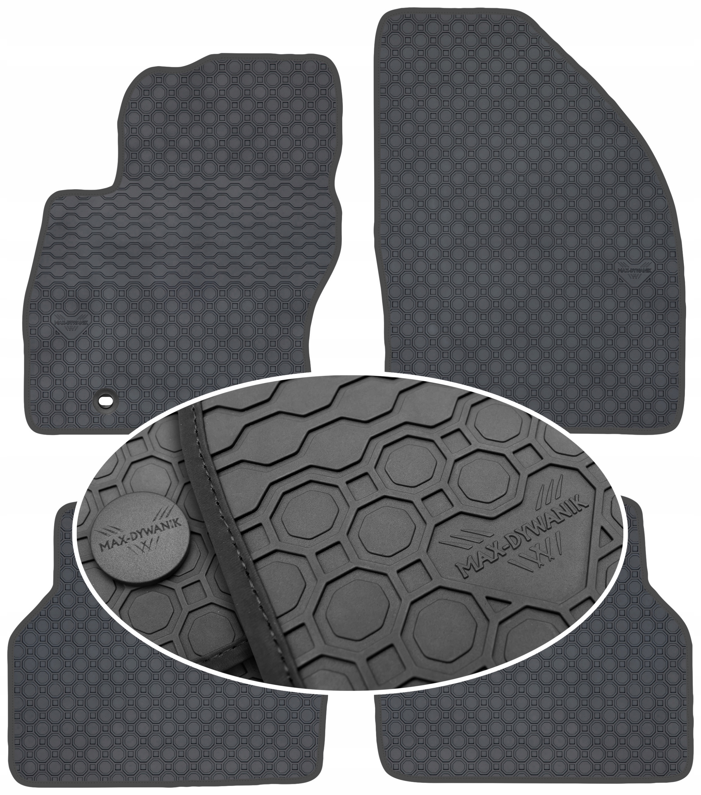 Ford Focus II 2004-2007 Koberce Čierne