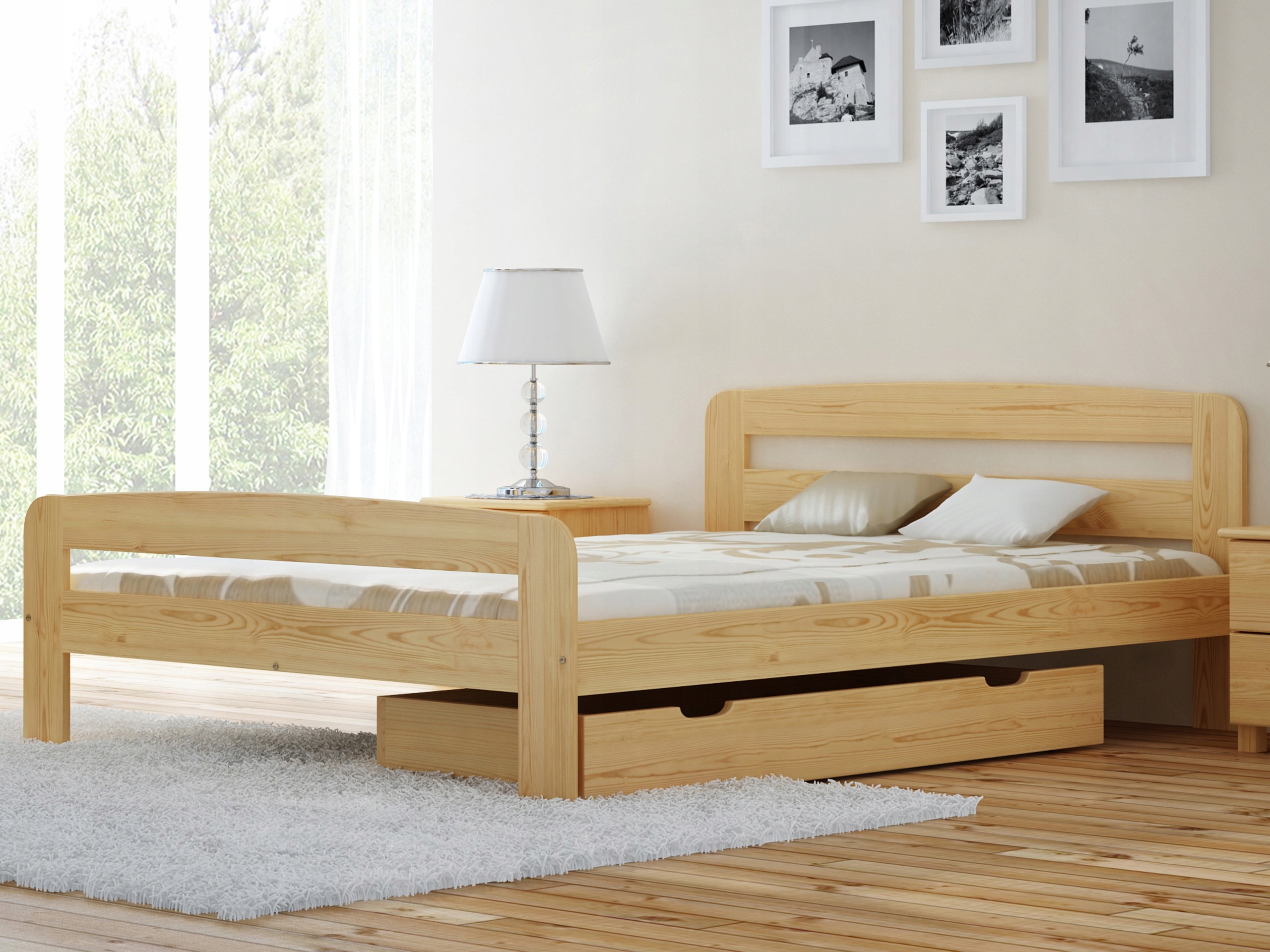 SZUFLADA POJEMNIK SCHOWEK POD ŁÓŻKO SOSNOWE 150 CM Kod producenta 320