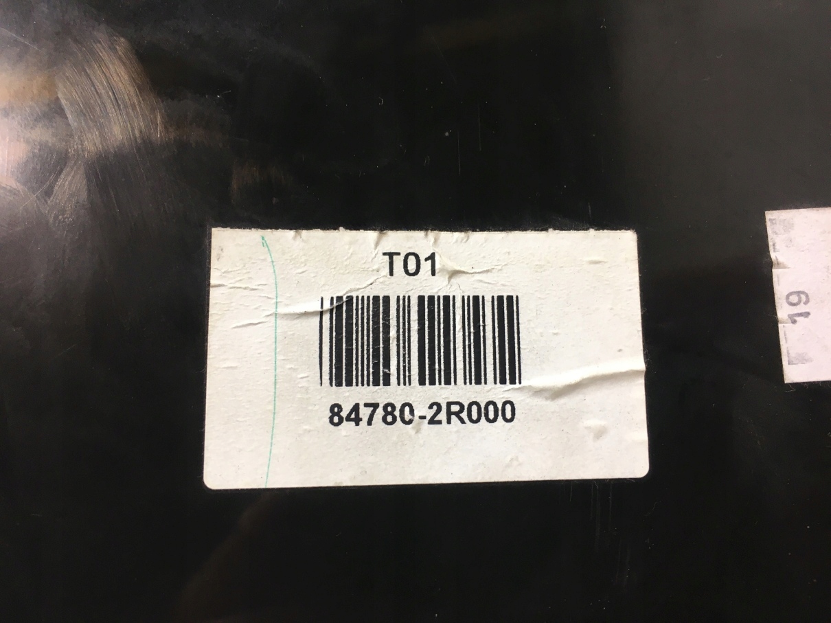 ashtray passenger compartment HYUNDAI I30 and 84780-2R000