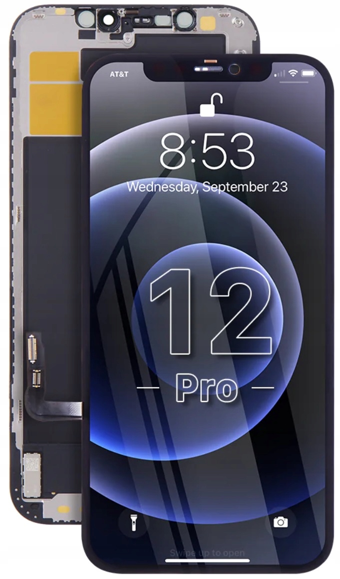 Displej, dotyková vrstva (digitizer) a sklo pro Apple iPhone 12 12 Pro Oled
