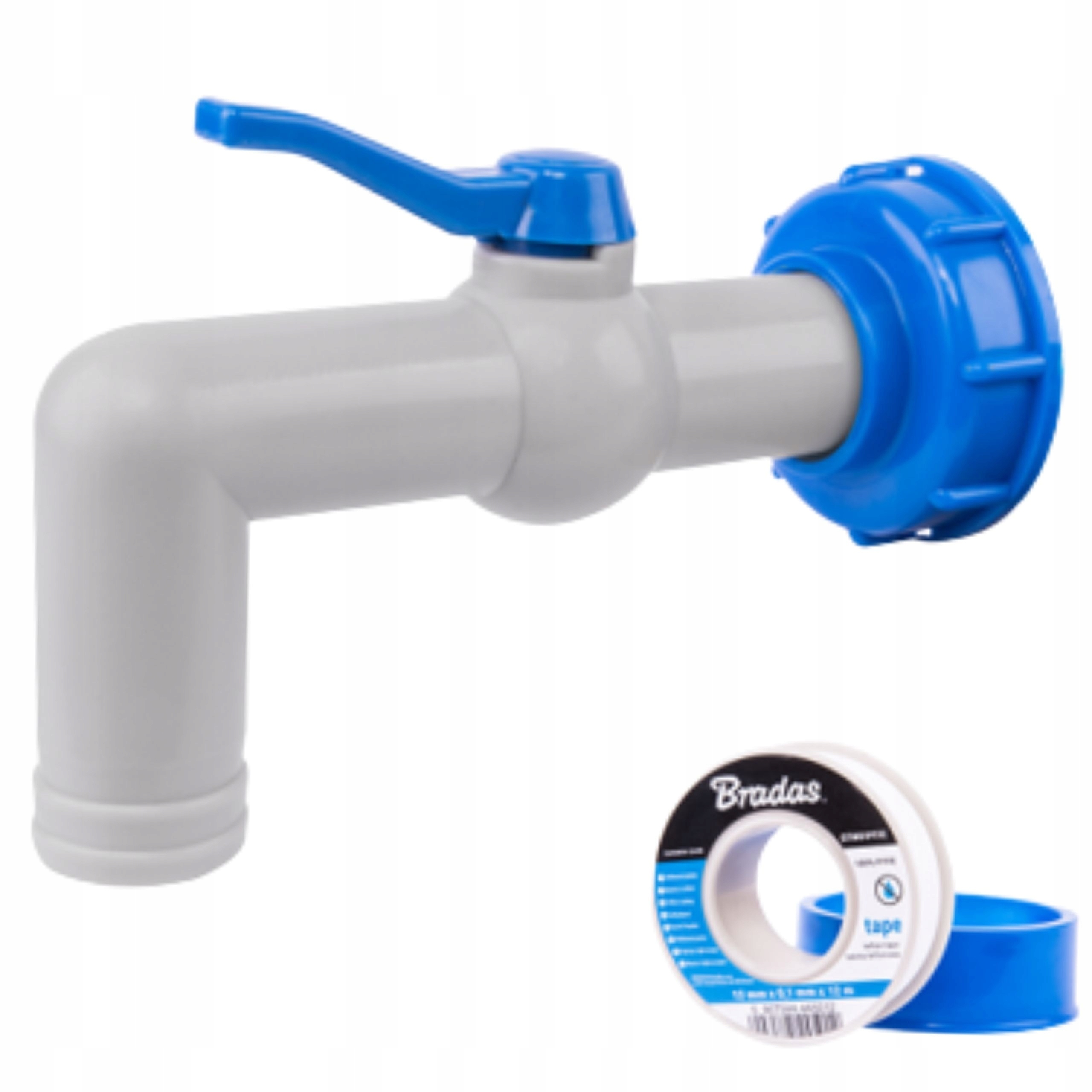 

Kran do mauzera 90 z przyłączem na wąż 25-32mm Ibc