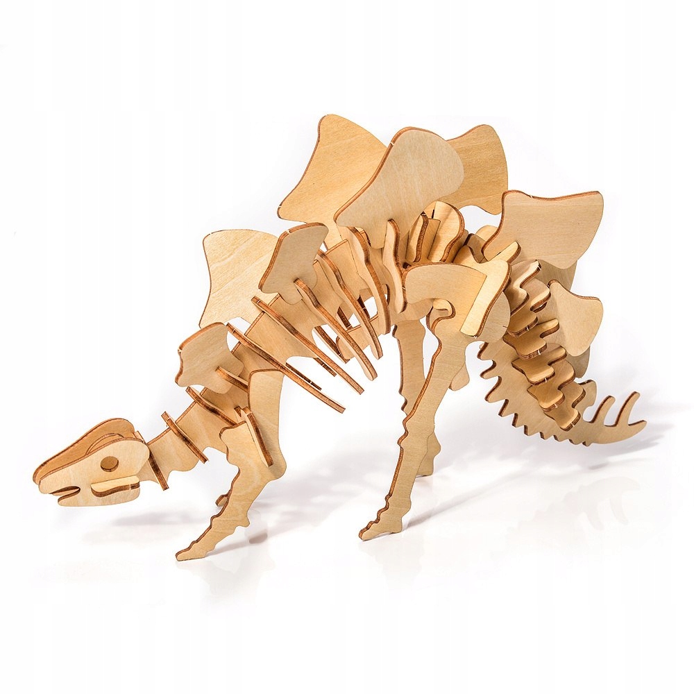 

Little Story Drewniane Puzzle Model 3D Stegozaur