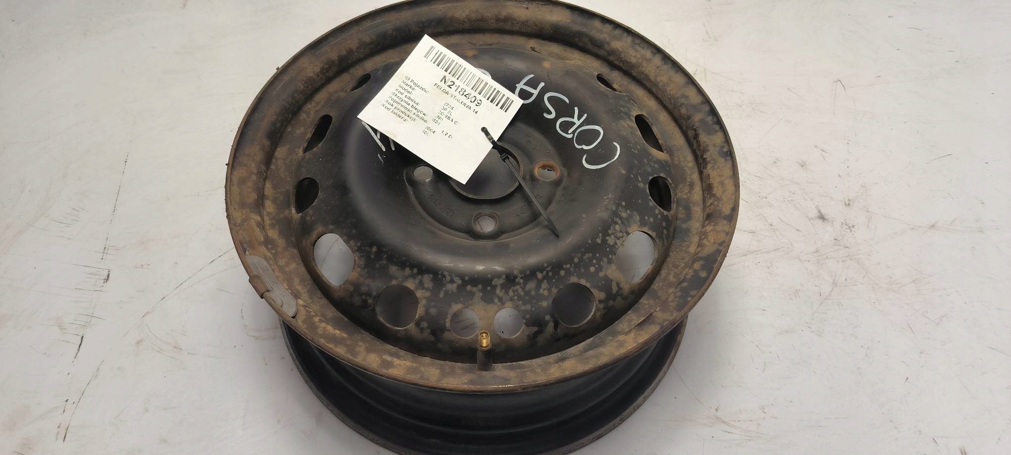 disk STALOWA 14 4X100 OPEL CORSA C