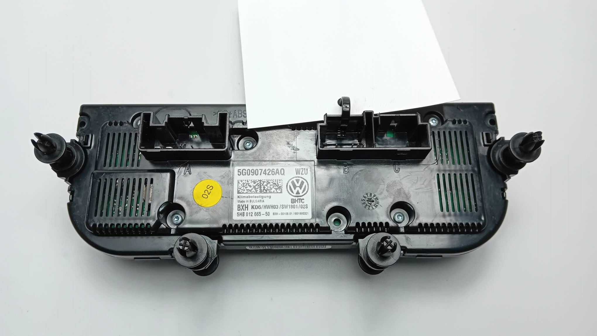Unite commande clima 5G0907426AQ VOLKSWAGEN GOLF VII LIFT