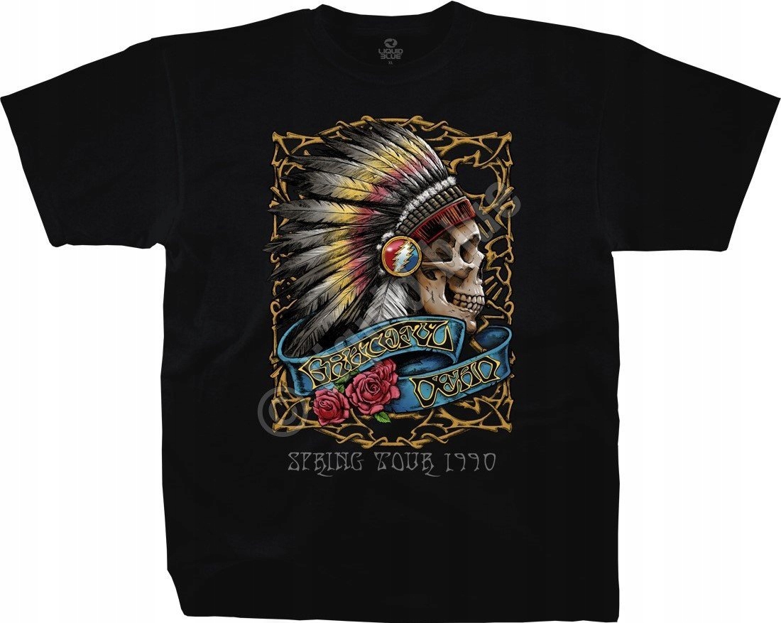 Grateful Dead Jarní Turné '90 Liquid Blue XL