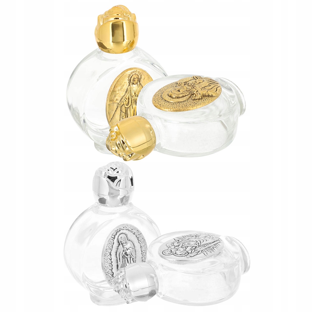 Szklana butelka na wodę święconą Perfumy 4 szt