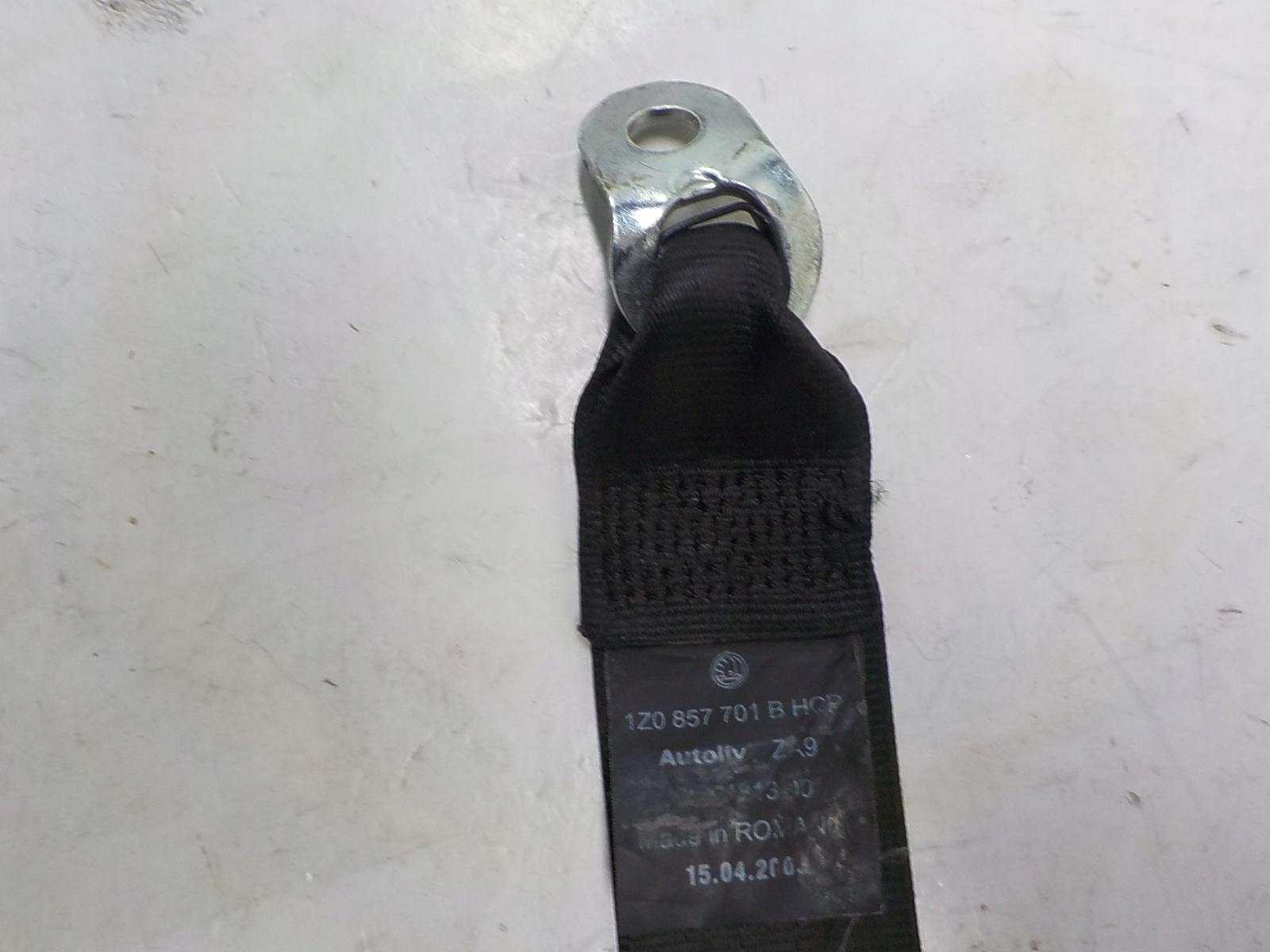 SKODA OCTAVIA II Gurten Sicherheits Spanner links 1Z0857701B