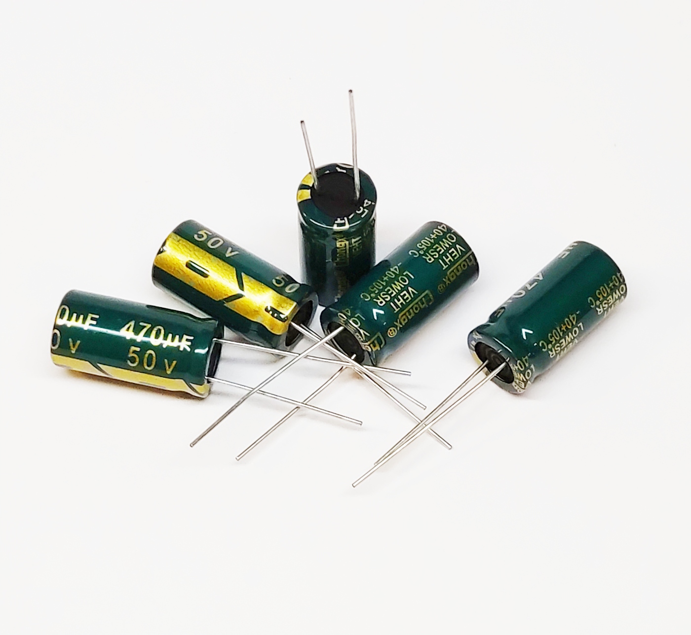 Kondensator elektrolityczny Low Esr 470uF 50V na 105'C 2 sztuki