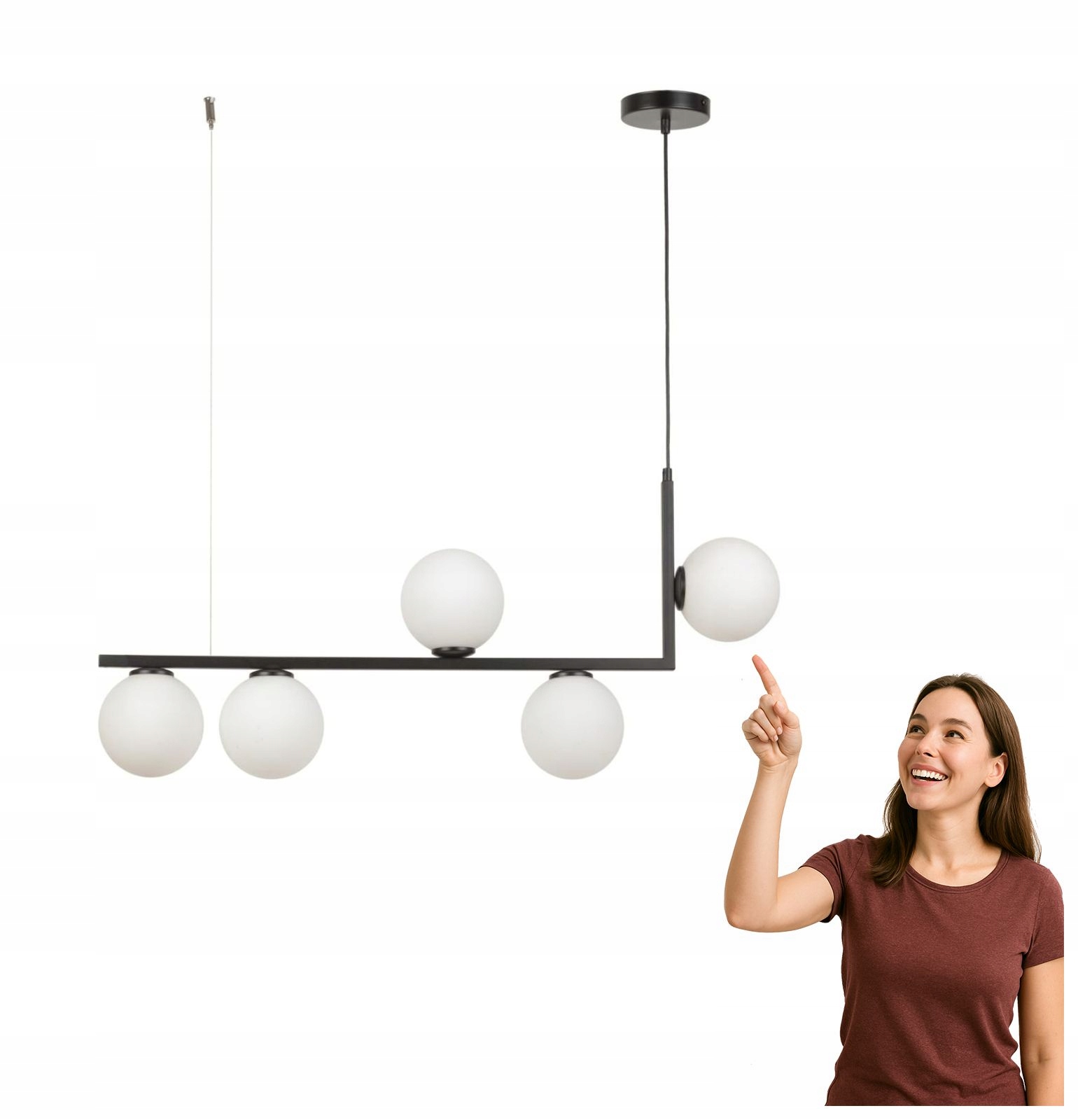 Závesná lampa Andy 5 33611 Sigma Lighting