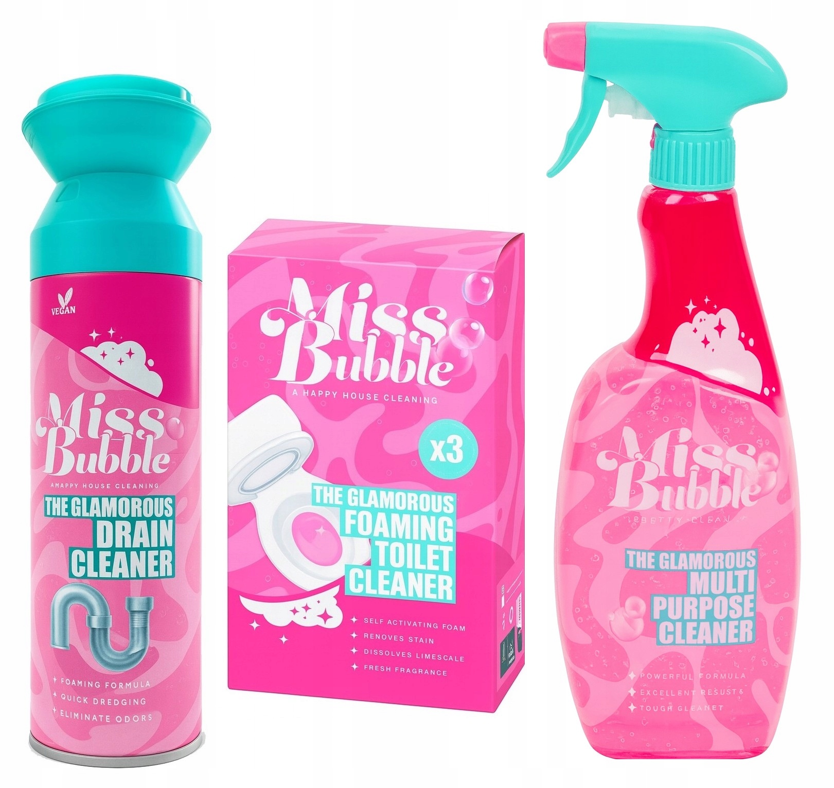 Levně Miss Bubble Univerzální čisticí kapalina Glamorous 750 l Sprej