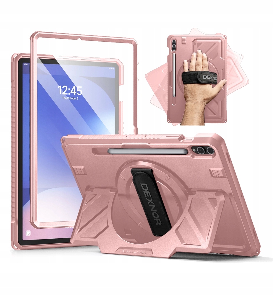 Pancéřové Pouzdro Dexnor Pro Galaxy Tab S9+/S10+ Plus Pouzdro S Podstavcem