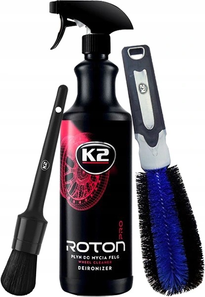 K2 ROTON PRO PŁYN DO MYCIA FELG PĘDZELEK SZCZOTKA