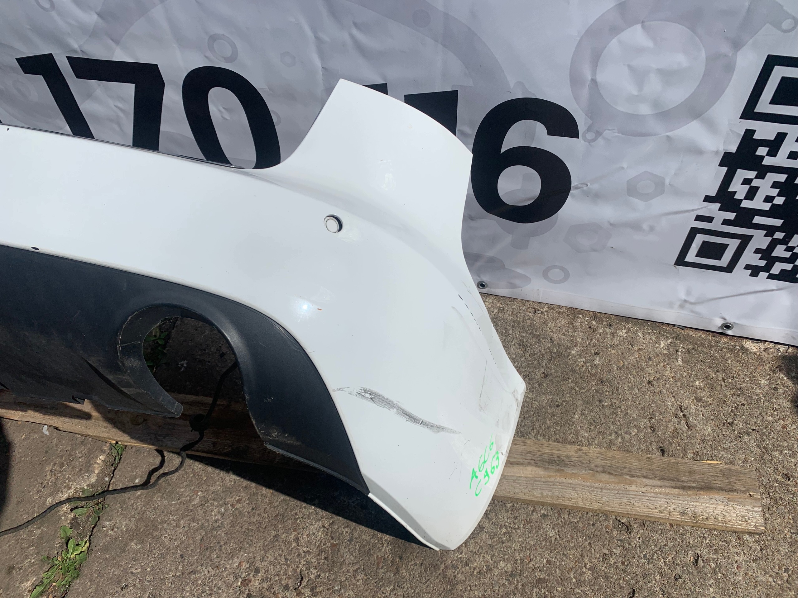 bumper rear part rear audi a6 c6 LY9C KOMBI AVANT PDC