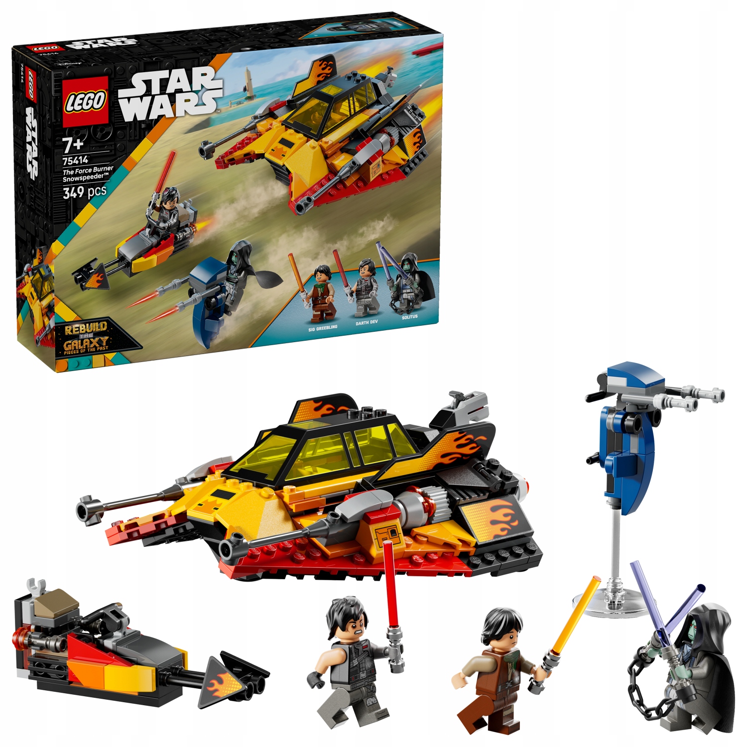 Lego Star Wars 75414 Sněžný spídr Force Burner