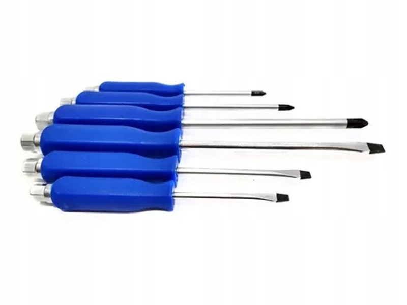 ZESTAW WKRĘTAKÓW DO POBIJANIA ŚRUBOKRĘTY 6SZT Marka inny