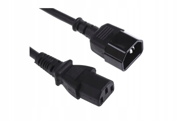 Kabel zasilający WN111 3 10 3B Iec C13 i C14 3m