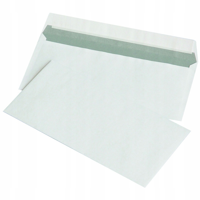 

Koperty z taśmą DL 110x220mm 80gsm 1000szt białe