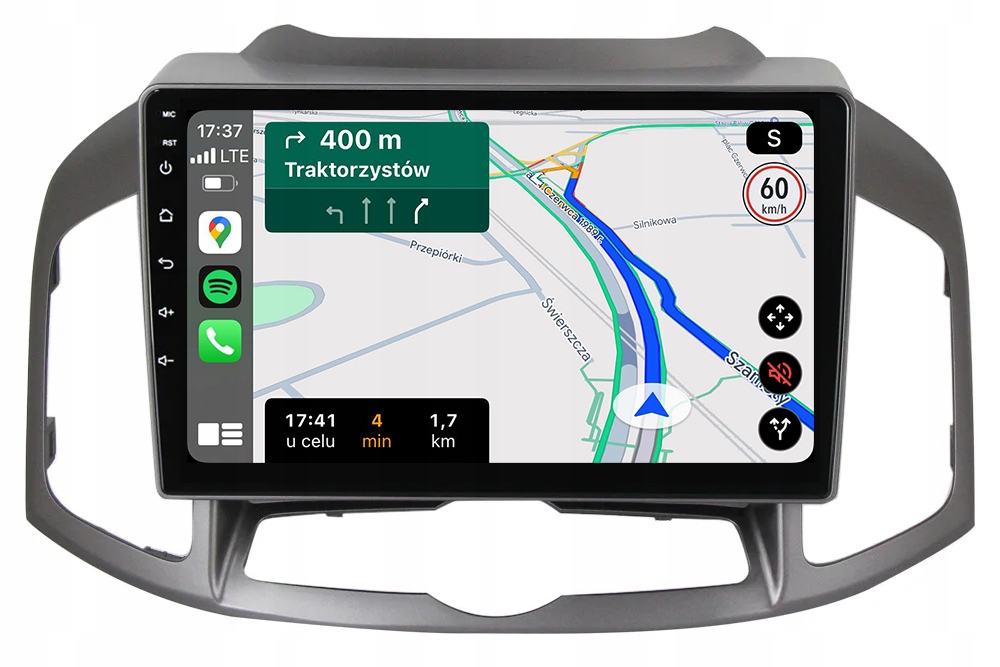 Chevrolet Captiva Rádio Navigace Android Carplay Mapy Aplikace