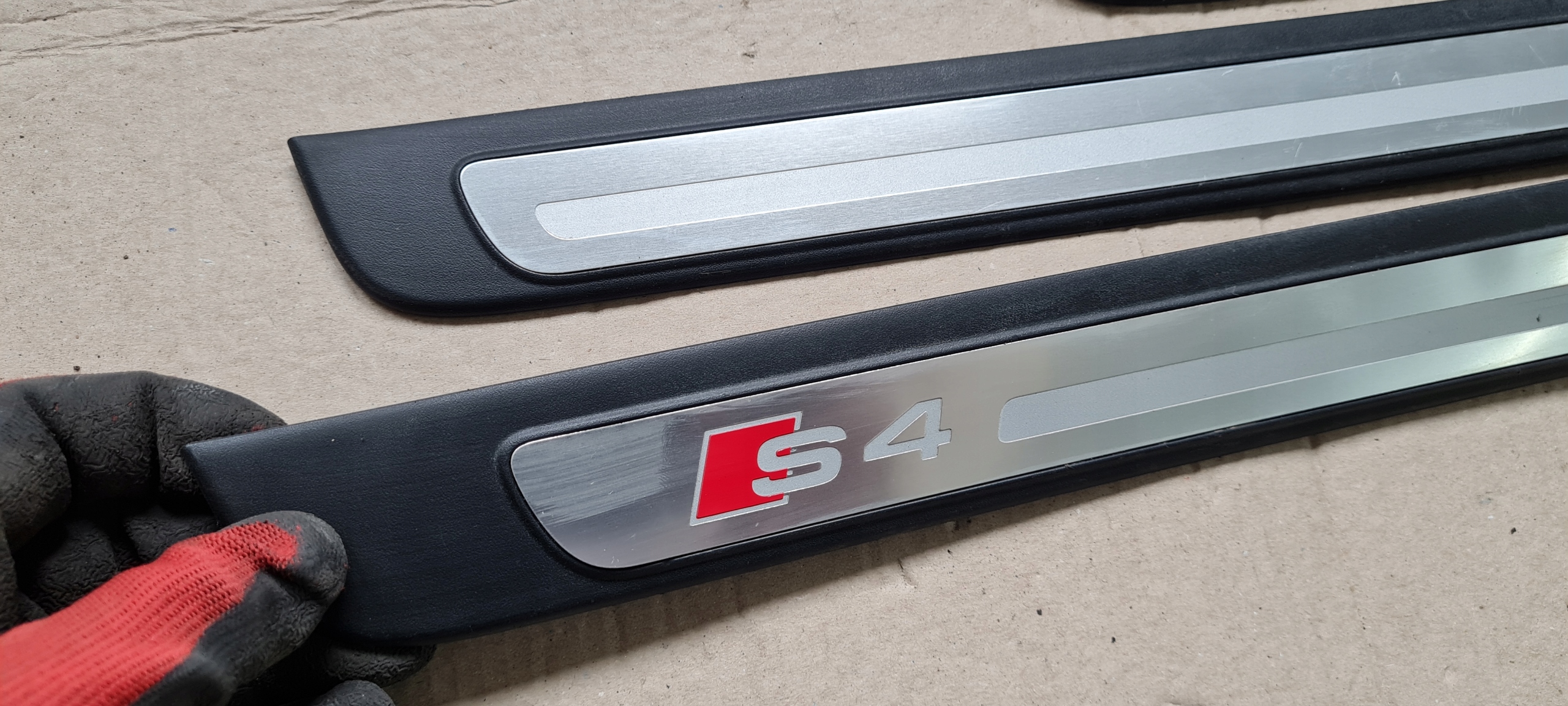S4 B8 LIFT A4 moulding mouldings threshold caps SLINE 4X front rear part