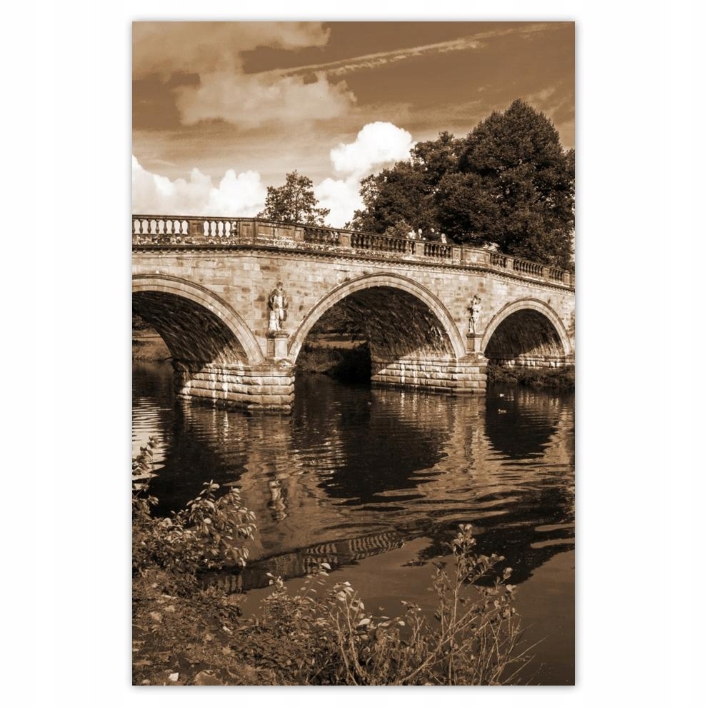 

Plakat 62x93 Most na rzece w sepii