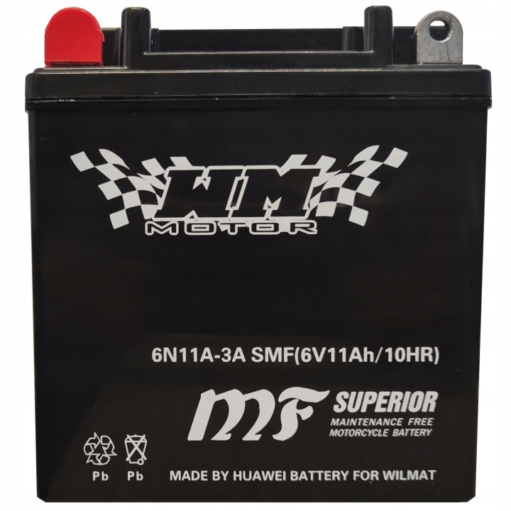 Akumulator 6V 11Ah 6N11A Żel Simson Mz Etz Jawa