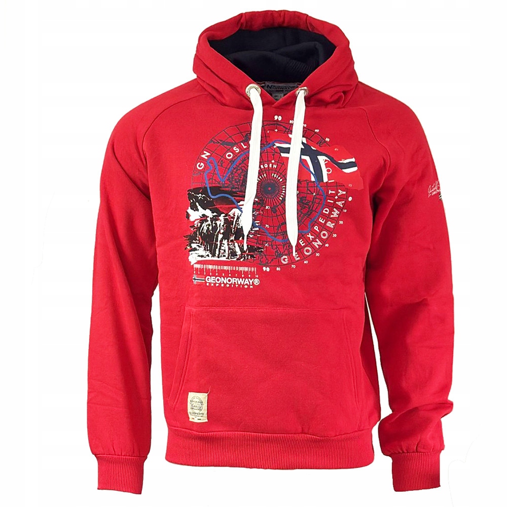 Geographical Norway mikina pánská Gpicture Men XL červená
