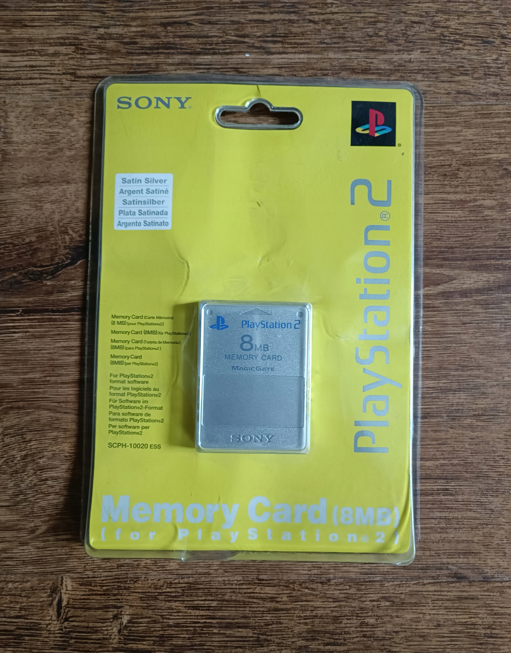 Srebrna Karta Pamięci Ps2 Playstation 2