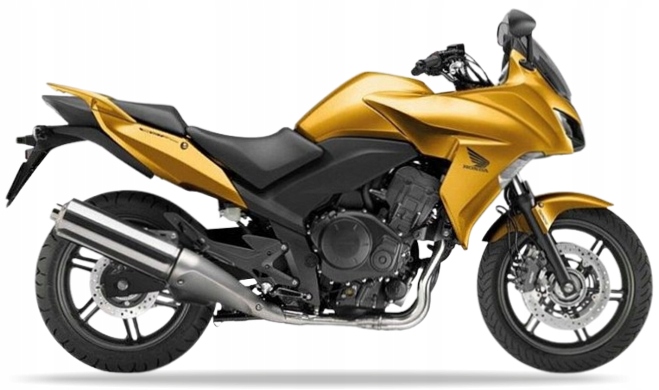 Samolepky Na Motocykl Juula Pro Honda Cbf 1000 F 2010-2016 Zlato-žluté