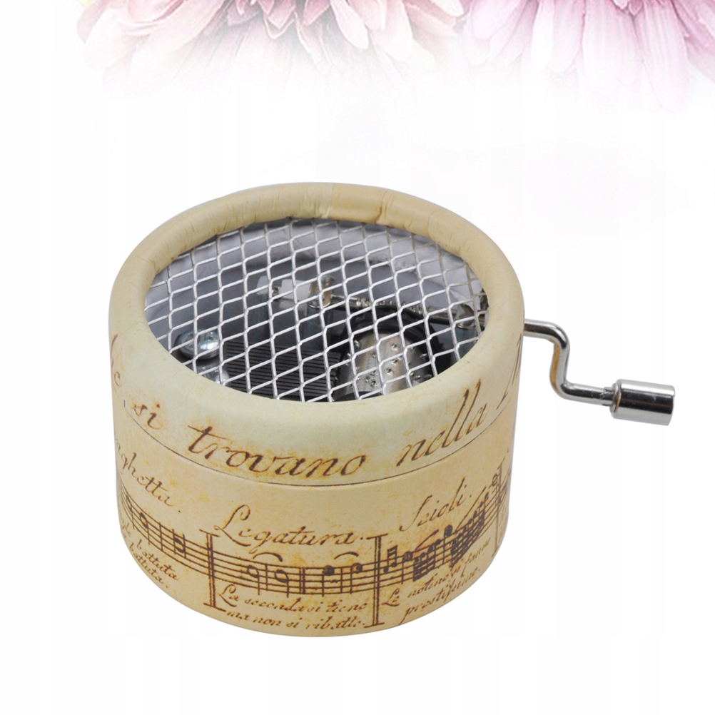 Pudełko z zabawkami Korba ręczna Pozytywka Świątec Stan opakowania oryginalne