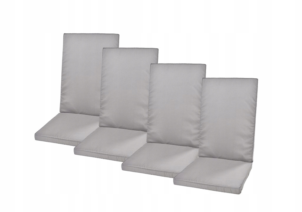 Polštáře na židle 4ks – sedák a opěradlo, voděodolné