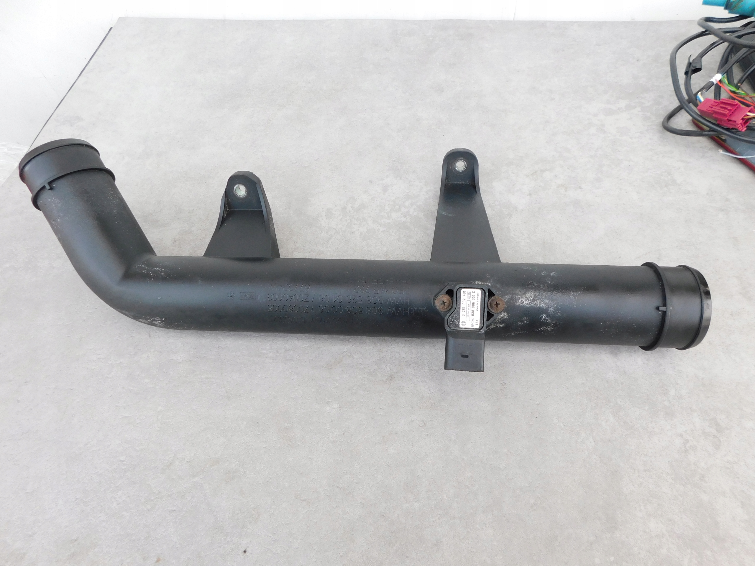 VW Crafter 2.5 TDI rohr luft Sensor doladowania luft 0281002401