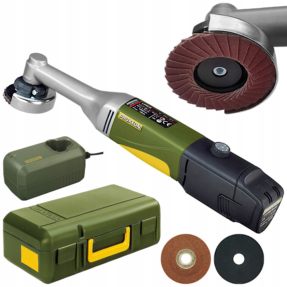 Proxxon Szlifierka kątowa aku. Lhw/a długa szyja 50mm regulacja prędkości